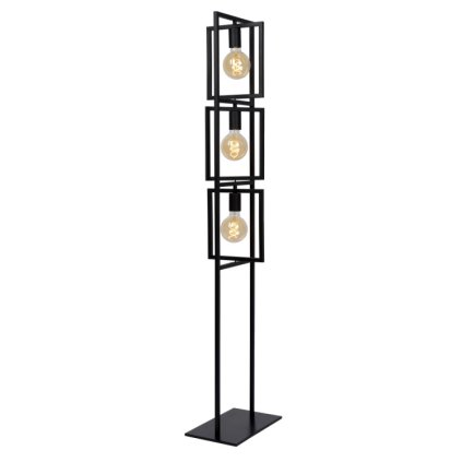 lucide luuk stojaci lampa 3xe27 cerna