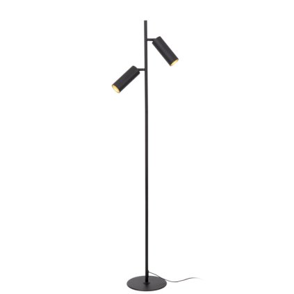 lucide clubs stojaci lampa 2xgu10 cerna