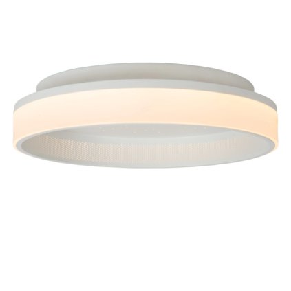 lucide estreja stropni svitidlo 40 cm led stmivatelne 2500k3000k bila