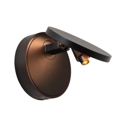 lucide ufor nastenne svitidlo 12 cm led stmivatelne 1800k3000k cerne