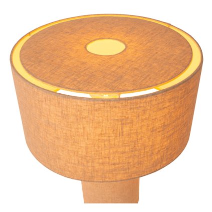 lucide leeroy stolni lampa 1xe27 taupe