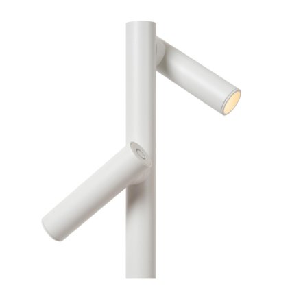 lucide antrim dobijeci stojaci lampa na cteni vnitrnivenkovni stm 2x22w 2700k ip54 bila