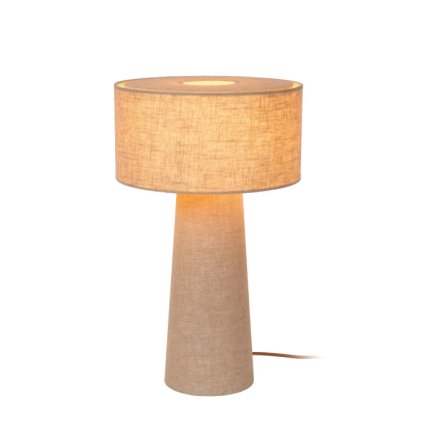 lucide leeroy stolni lampa 30 cm 1xe27 taupe