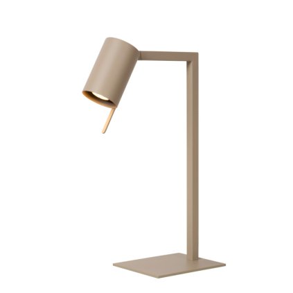 lucide lesley stolni lampa 1xgu10 taupe