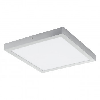 Eglo 97265 - LED Stropní svítidlo FUEVA 1 1xLED/25W/230V stříbrná hranatý