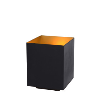 Lucide SUZY stolní lampička E14/40W hranaté černá/zlatá