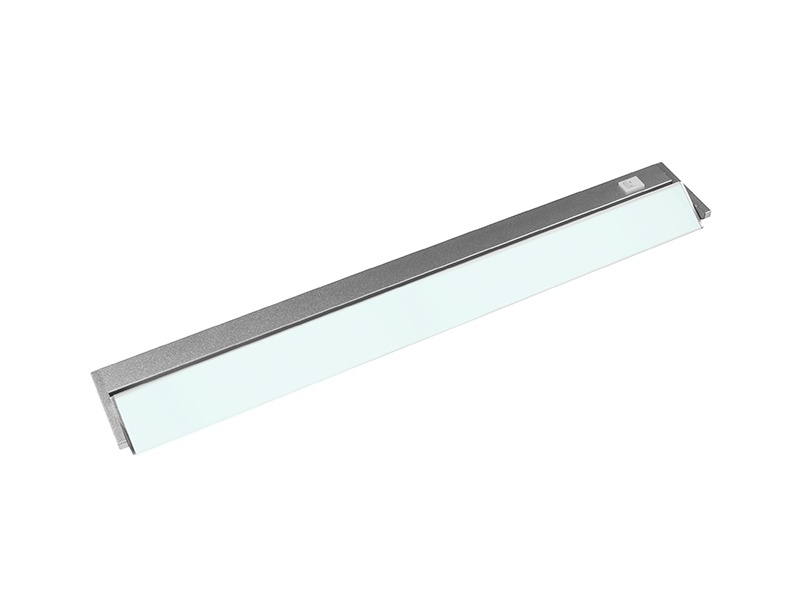 VERSA LED výklopné nábytkové svítidlo s vypínačem pod kuchyňskou linku 10W, stříbrná - studená - PN11200009