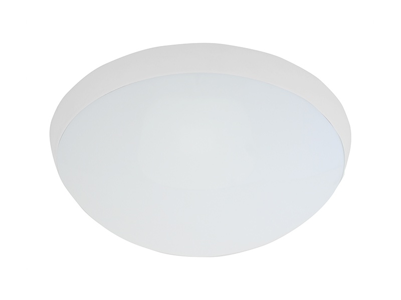 GALIA MAT přisazené stropní a nástěnné kruhové svítidlo 75W E27, bílá, mat - KGM-75/B