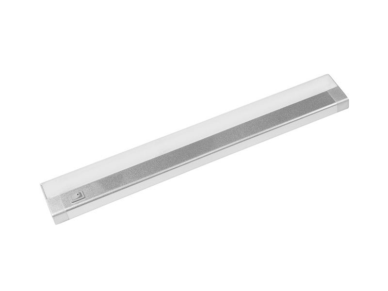 PANLUX AIGLOS LED kuchyňské svítidlo s vypínačem "podlinka" 10W, stříbrná - teplá bílá - PN11100015