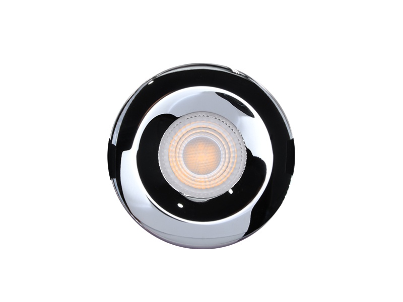 PANLUX PP COB IP65 pevný LED podhled / bodovka 40°, chrom - neutrální - PN14300029