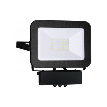 LED HQ reflektor 20W+MICRO IP65 senzor/4000K/BK/MS - LF2022MS