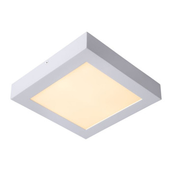 Lucide BRICE-LED - zapuštěné stropní svítidlo - stmívatelné - 1x22W 3000K - IP40 - Bílá 28107/22/31
