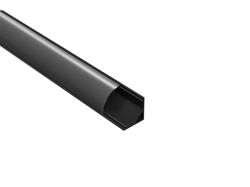 PANLUX ALU PROFIL 2.0 10mm rohový oblý černý délka 2m - PN03000108