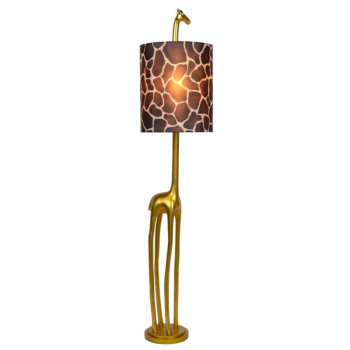 Lucide MISS TALL stojací lampa Ø35 cm 1xE27 zlatá