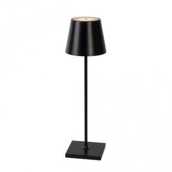 Lucide JUSTIN venkovní stolní lampa Ø11 cm 1x2,2W 3000K IP54 černá