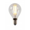 Lucide LED žárovka - okrasné vlákno - Ø 4,5 cm - stmívatelné - 1x4W 2700K - Průhledné 49022/04/60