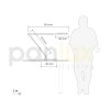 278741 2 lara duo designova stolni cob led lampa cerna studena bila pn23200001