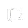 279350 2 stolni led lampicka robin cerna pn15300007