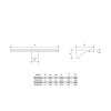 281123 4 nastenne led svitidlo nad zrcadlo do koupelny elesar 12w ip44 tepla pn12100005