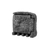 STONE 4Z zahradní elektro-kámen (4x zásuvka, s přívodním kabelem) - šedá