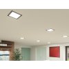 Hranaté podhledové LED svítidlo DOWNLIGHT CCT SQUARE IP44 12W černý