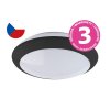 ZEUS LED S SWITCH přisazené stropní a nástěnné kruhové svítidlo  16W, radar senzor switch, černá