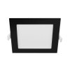 Hranaté podhledové LED svítidlo DOWNLIGHT CCT SQUARE IP44 6W černý