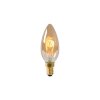 lucide zarovka led filament svicka stmivatelna 3w 115m 2200k jantarova