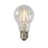 lucide a60 trida a zarovka 6 cm led e27 1x7w 2700k transparent