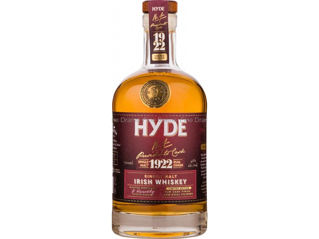 Hyde Whisky Rum NO.4. 6YO Single Malt 46% 0,7l