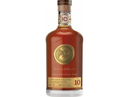 59005 bacardi gran reserva diez 10yo 40 0 7l