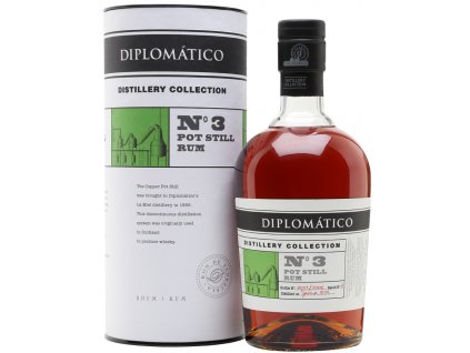 62839 diplomatico distillery collection no 3 pot still rum 47 0 7l