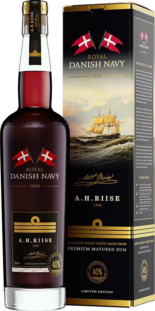 A.H. Riise Royal Danish Navy 20y 40% 0,7 l (karton)