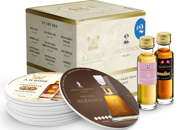 A.H. Riise A. H. Riise Tasting Kit 2 Henriette 40,31% 9x0,02 l (karton)