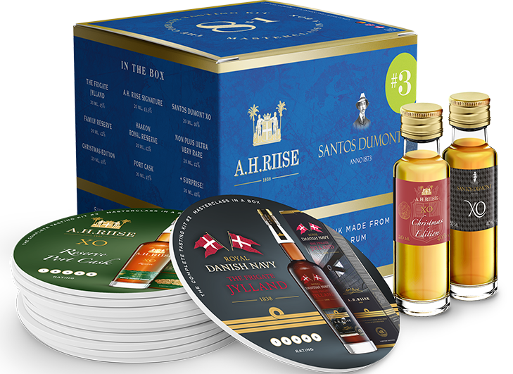 A.H. Riise A. H. Riise Tasting Kit 3 Valdemar 42,21% 9x0,02 l (karton)