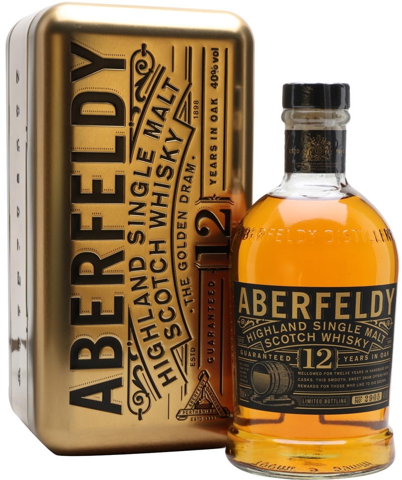 Aberfeldy 12y 40% 0,7 l (dárkové balení kazeta)