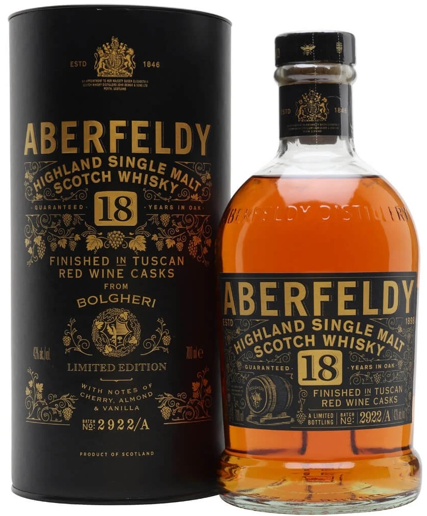 Aberfeldy 18y 43% 0,7 l (tuba)