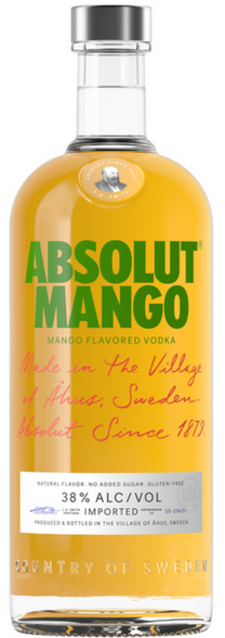 Absolut Mango 1l 38% (holá láhev)