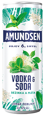 Amundsen Vodka + Soda RTD 6% 0,25l