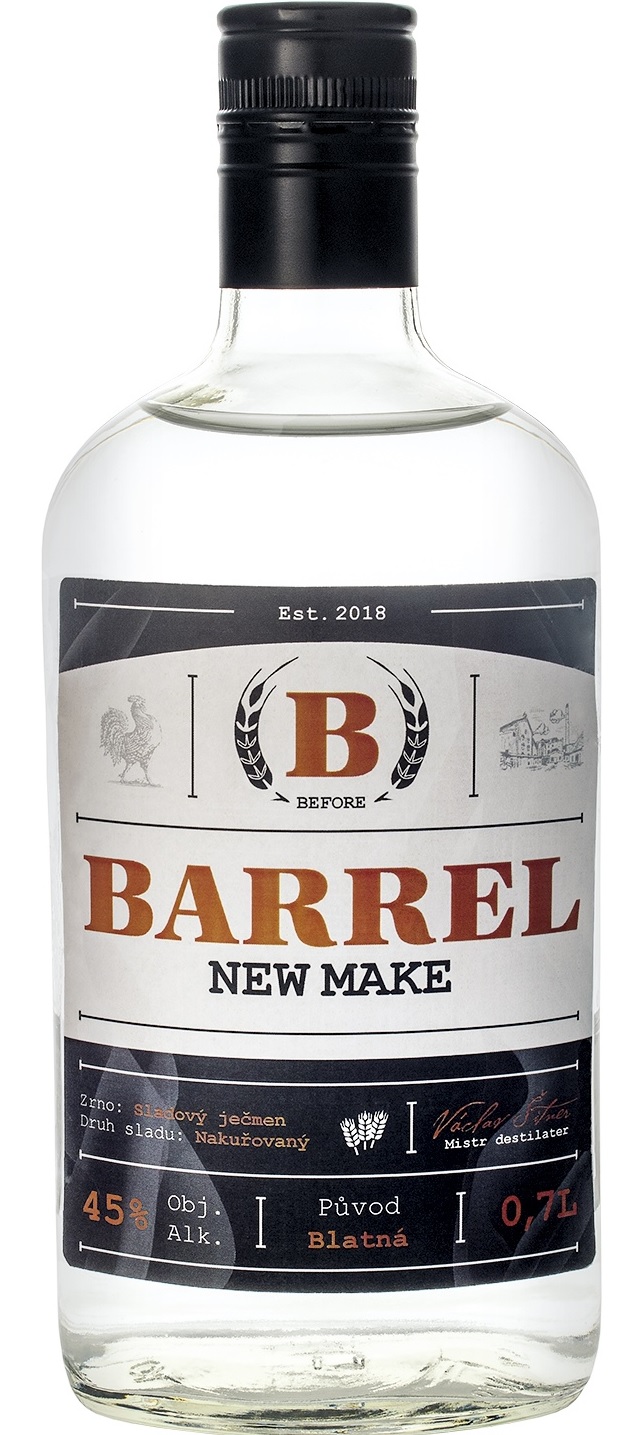 B.Barrel New Make 45% 0,7 l (holá láhev)