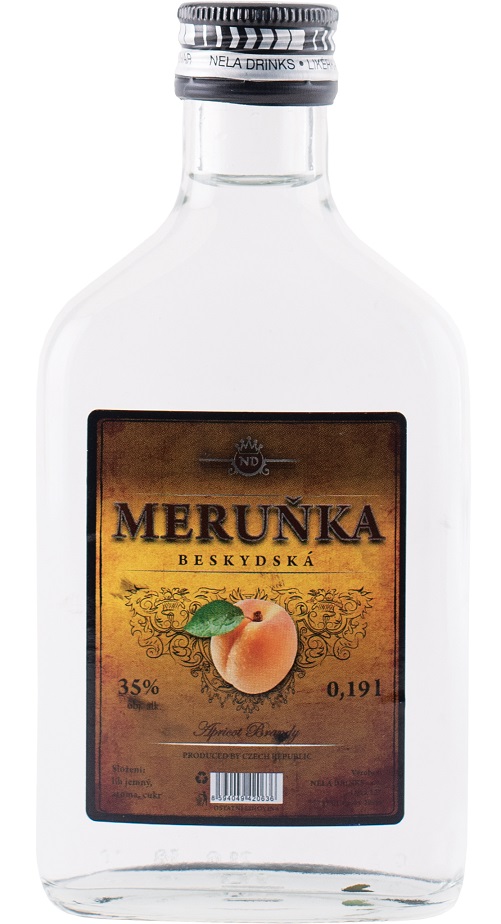 Beskydská Meruňka 35% 0,19l (holá láhev)