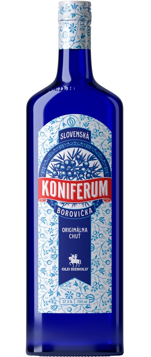 Borovička Koniferum Blue 37,5% 0,7l (holá láhev)