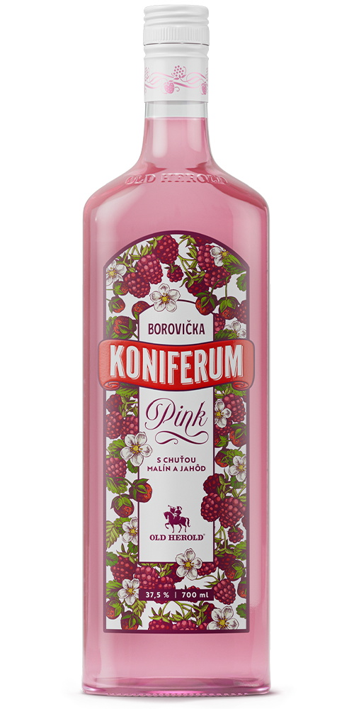 Borovička Koniferum Pink 37,5% 0,7l (holá láhev)