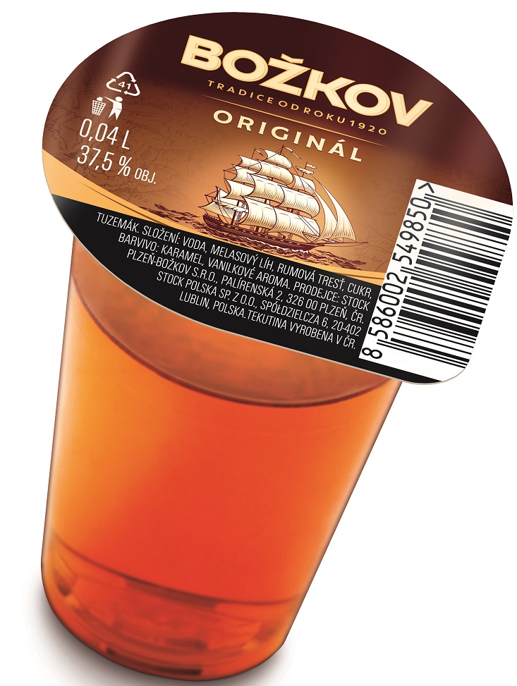 Božkov Originál 37,5% 0,04l (holá láhev)