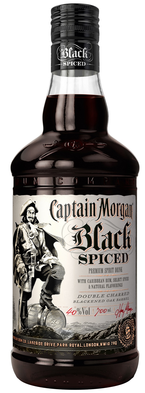 Captain Morgan Black spiced 0,7 l 40%