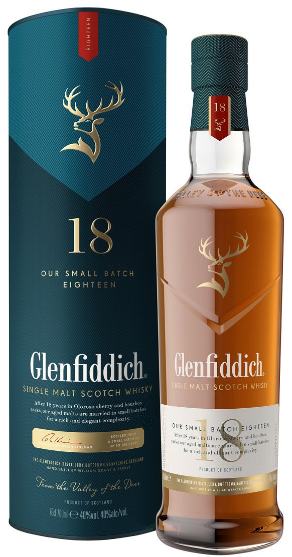 Glenfiddich 18 letá 40% 0,7l