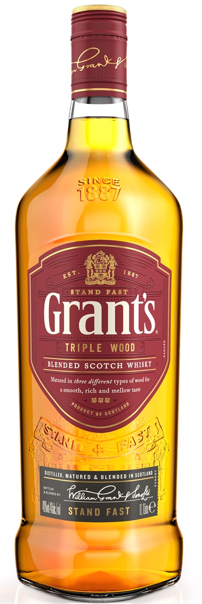 Grants Triple Wood 40% 1,5l (holá láhev)