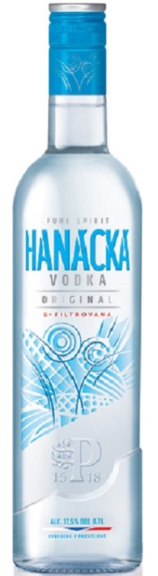 Hanácká Vodka 37,5% 0,5l (holá láhev)