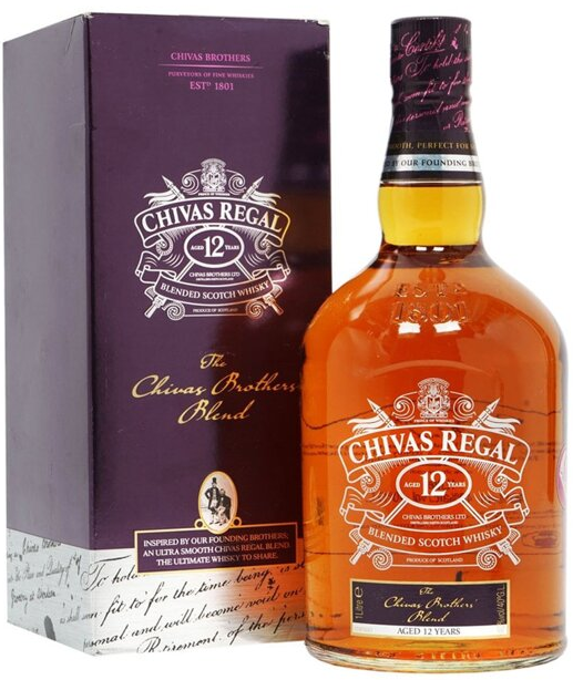 Chivas Regal 12 YO, Brothers Blend, Gift Box, 40%, 1l