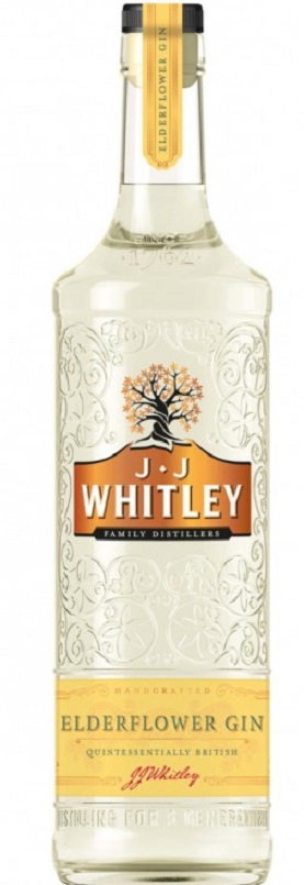 J.J. Whitley Elderflower gin 0,7L 38,6% (holá láhev)
